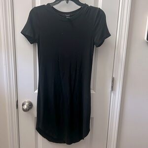 Forever 21 black clingy dress : small